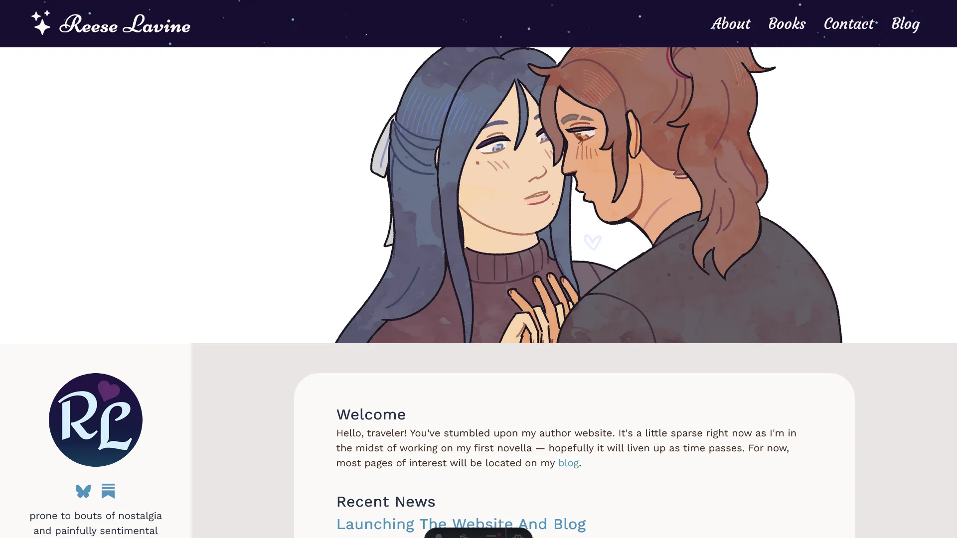 Current site screenshot