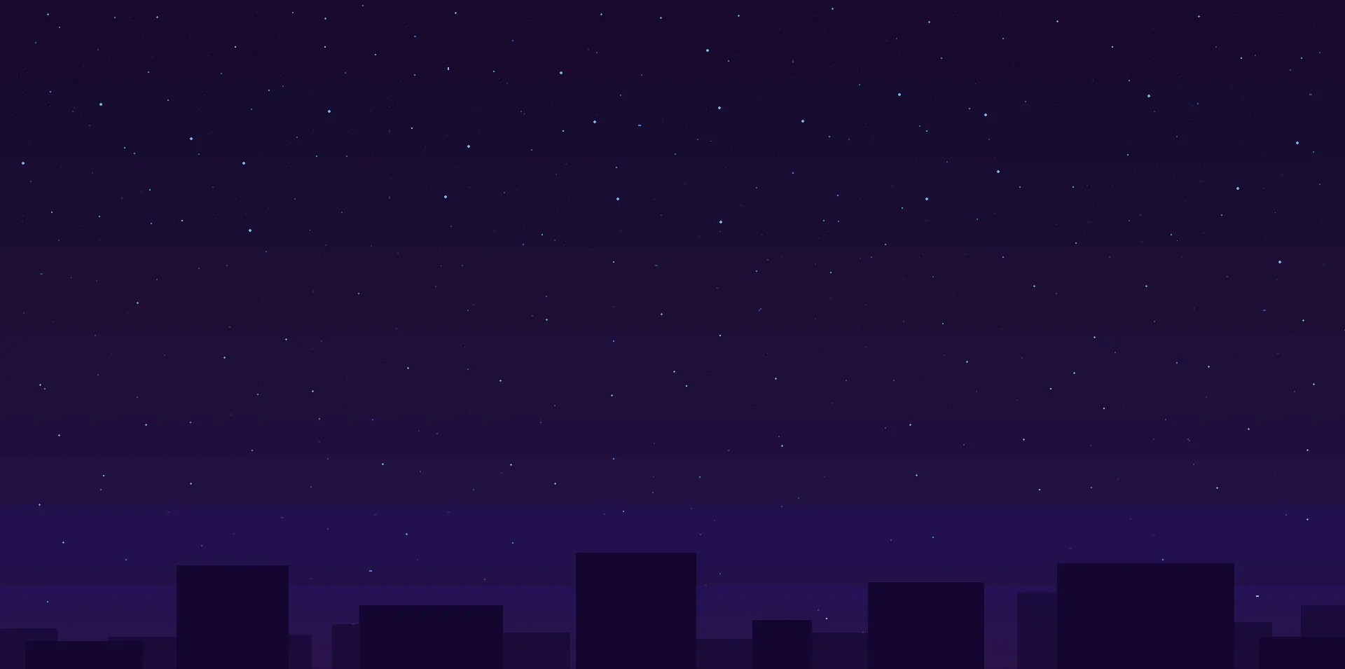Starry background for nav bar